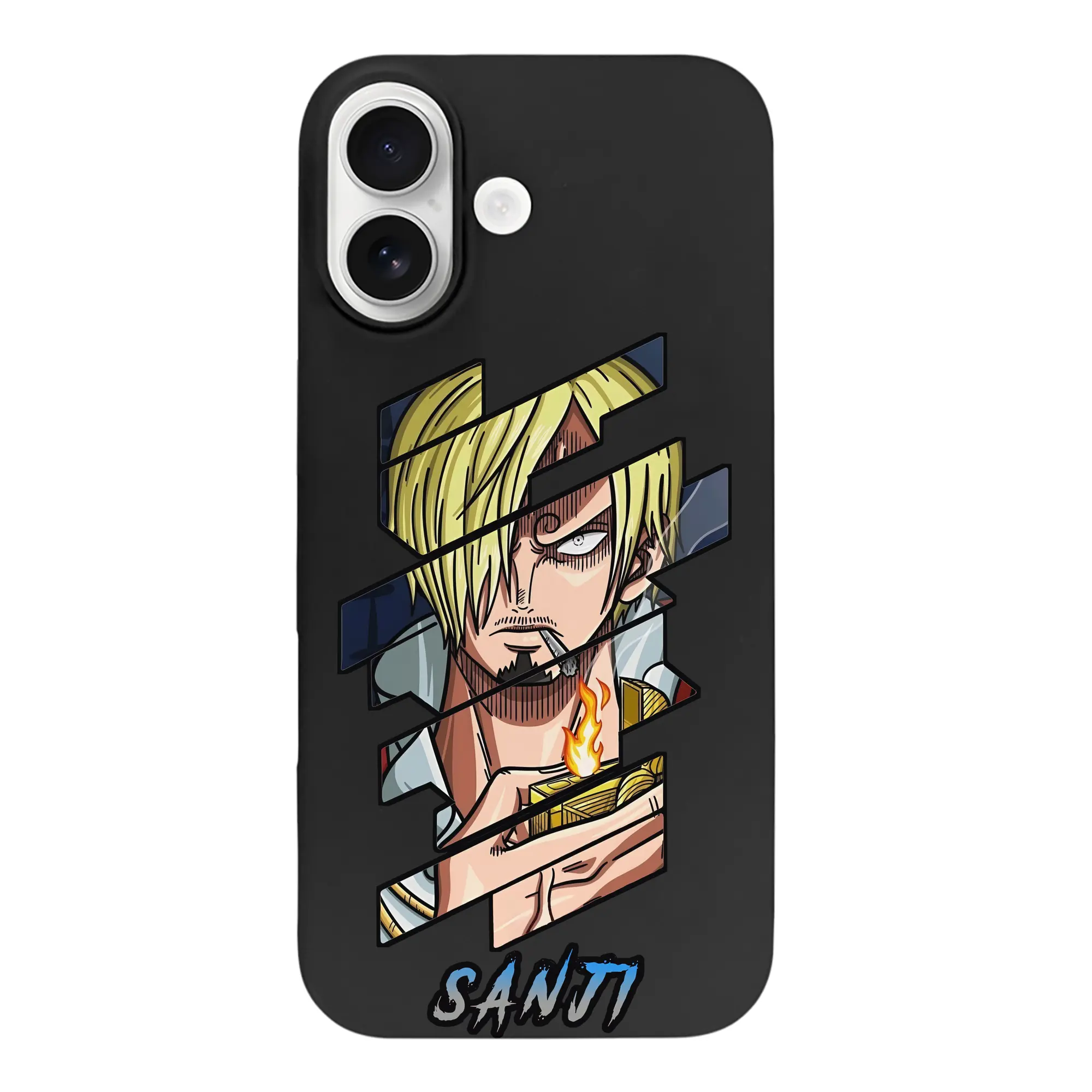 ワンピース グッズ ヴィンスモーク・サンジ - iPhone 17 シリーズ シリコンケース 薄型 耐衝撃 指紋防止 ソフトタッチカバー 精密フィット 傷防止 保護ケース iPhone 17/17 Air/17 Pro/17 Pro Max 対応